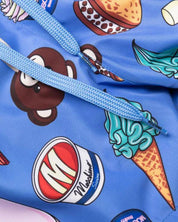Moschino Swim Fantasia con Stampa CNI Gelato Blu