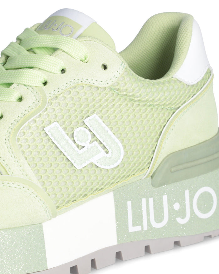 Liu Jo Sneakers Pelle/Suede Verde 5
