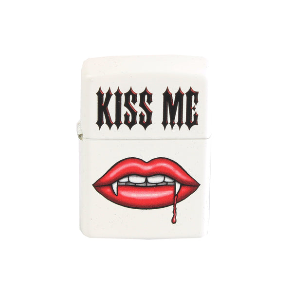 Zippo Kiss Me Design Bianco Unisex-2