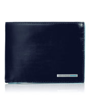 Piquadro E Square Coin Purse Cc Blue Men