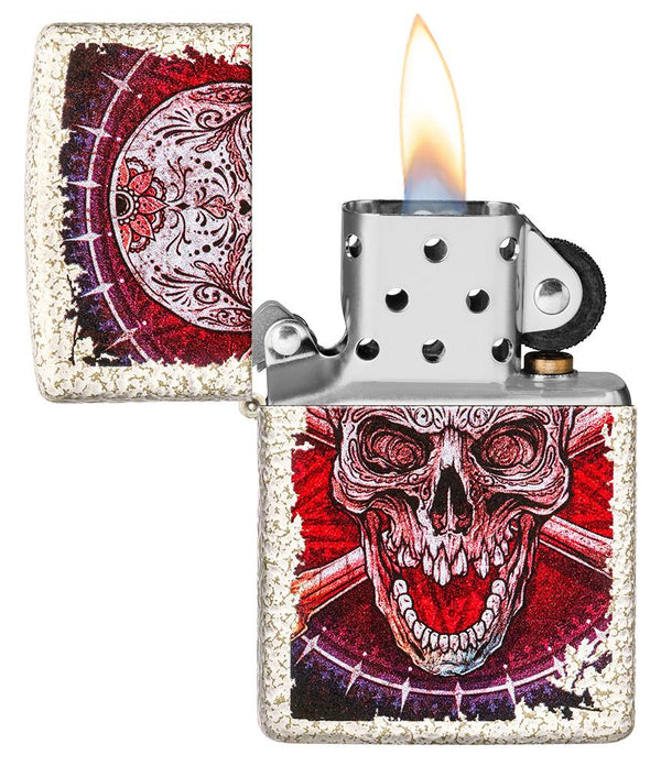 Zippo Teschio Scheletro Design Multicolore Unisex-2