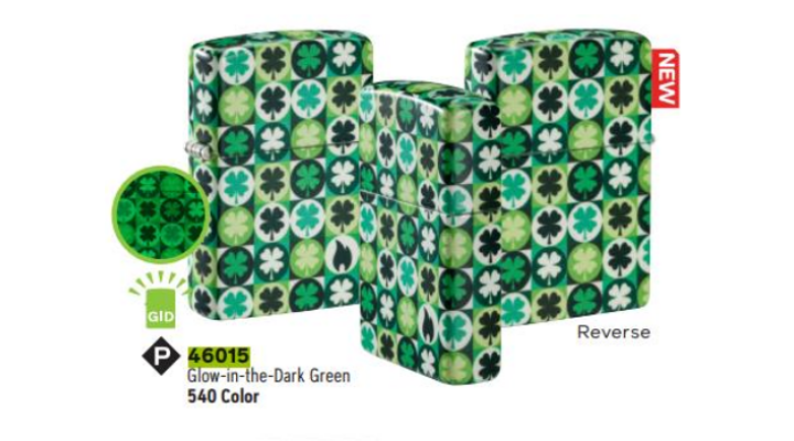 Zippo Windproof Refillable Made In Usa Glows In The Dark Silver Unisex