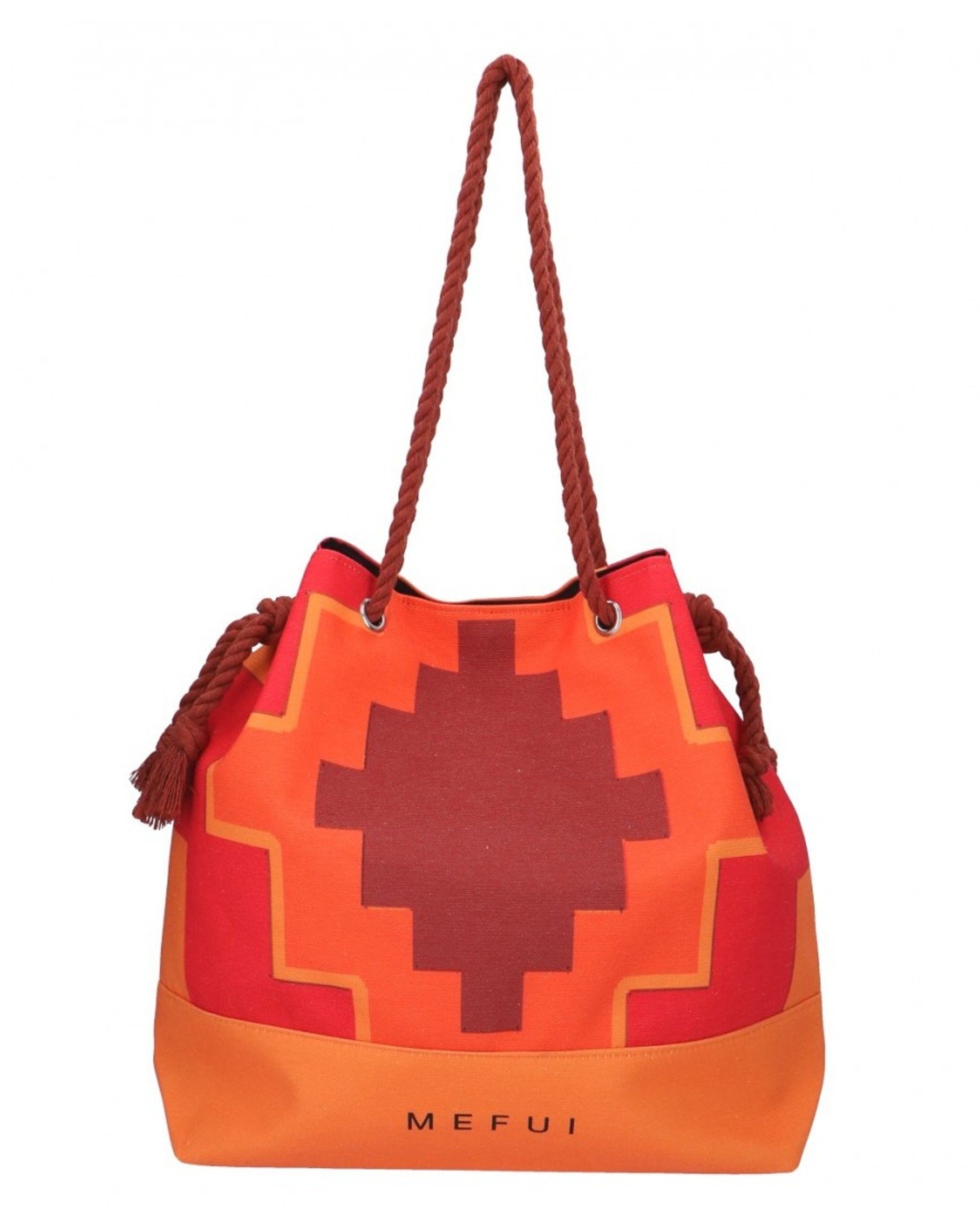 Mefui Beach Bag 'Pampa Look' Orange Women