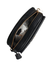 Fracomina Camera Bag In Eco-leather With Shoulder Strap Black Women