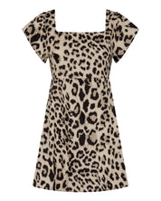 Mefui Women's Brown Spotted Print 'scrub' Short Dress