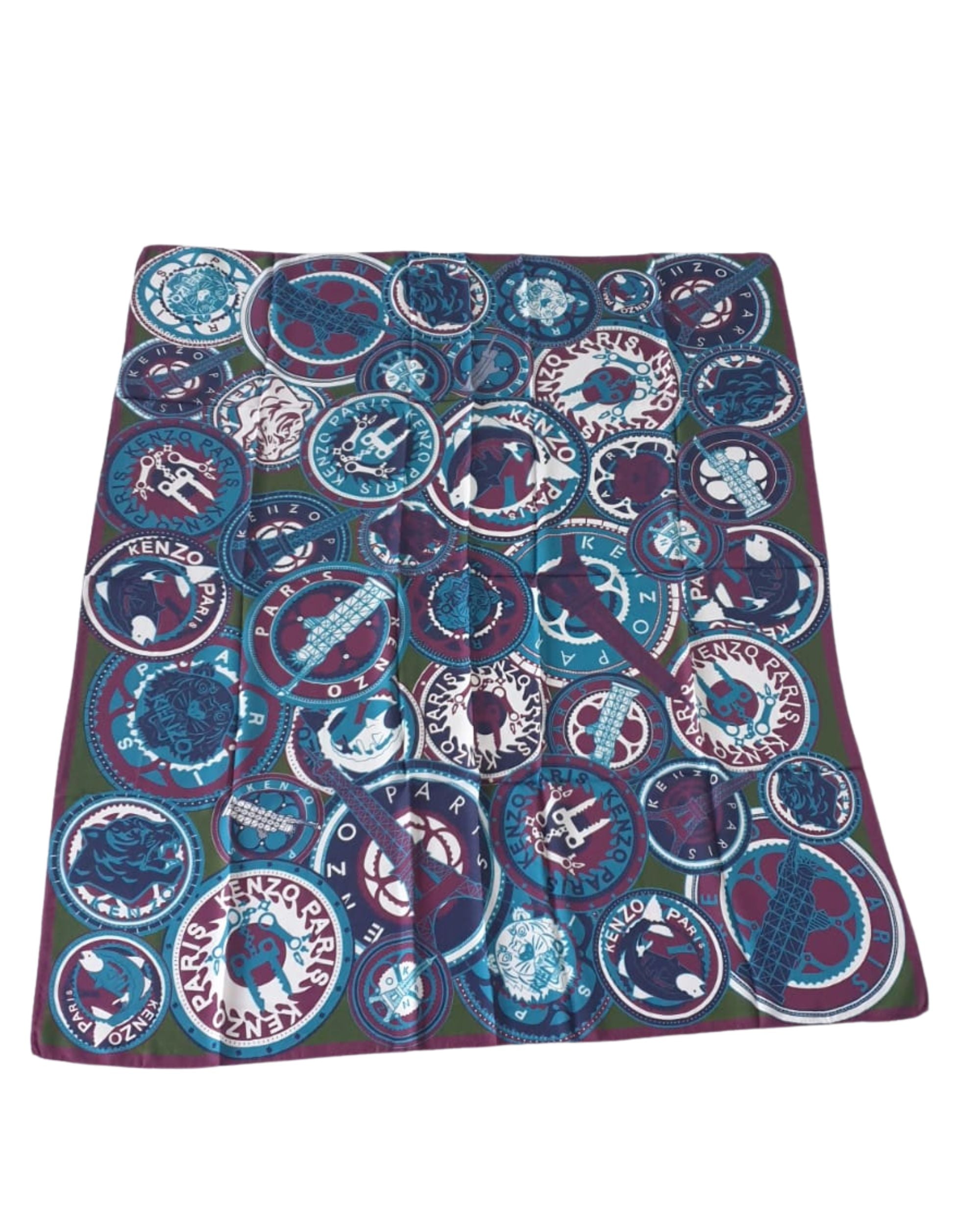 Kenzo Stola Pashmina 140x120 cm Modal Multicolore