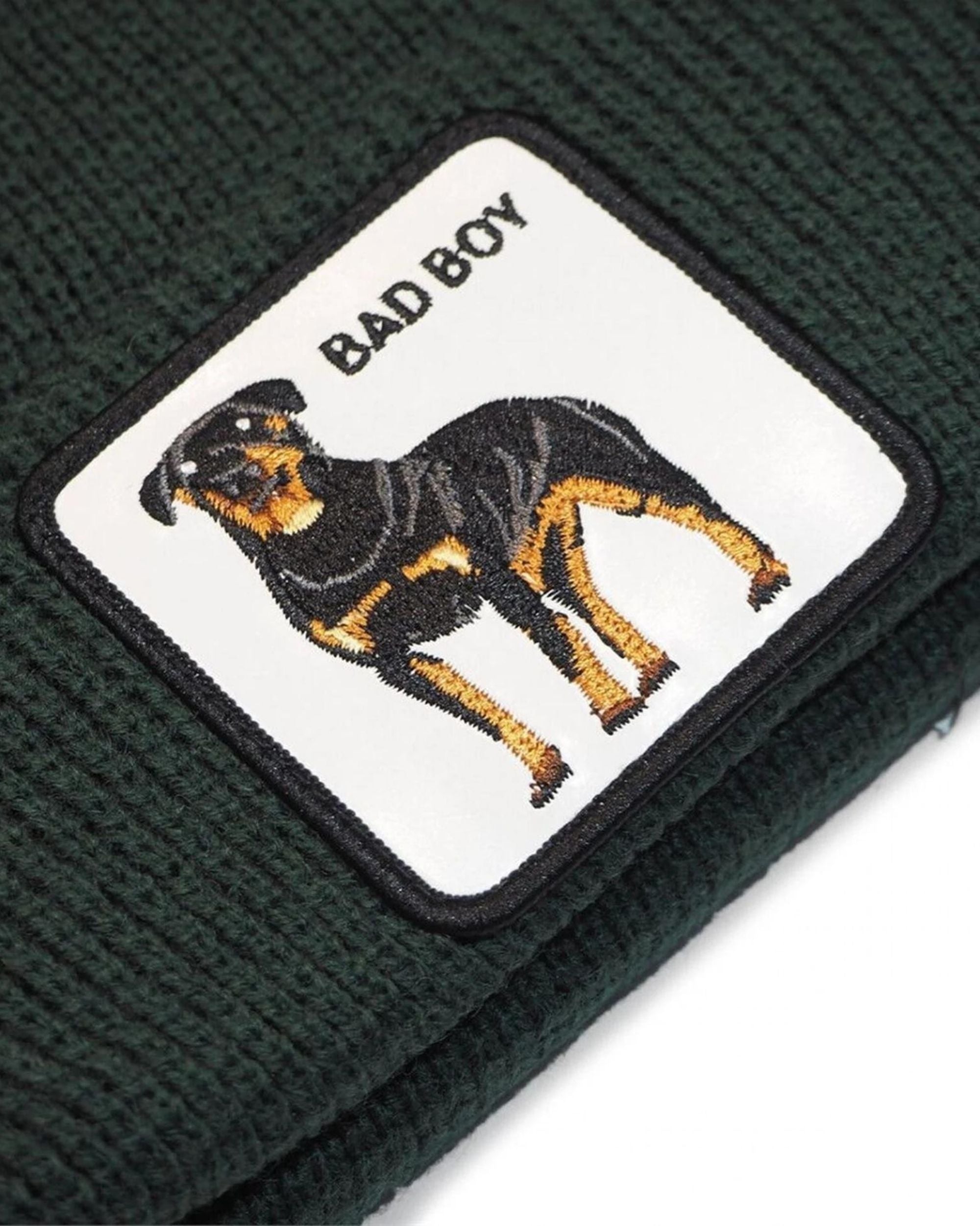 Goorin Bros. Cappello Beanie Hat Cuffia Con Patch Frontale E Logo Su Lato Verde Unisex