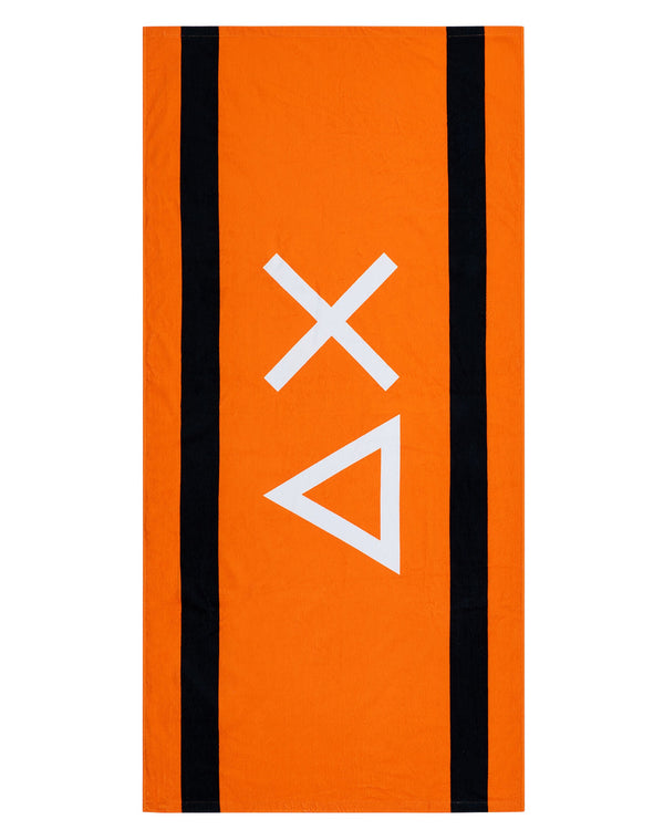 Sun68 Big Towel Logo Arancione-2