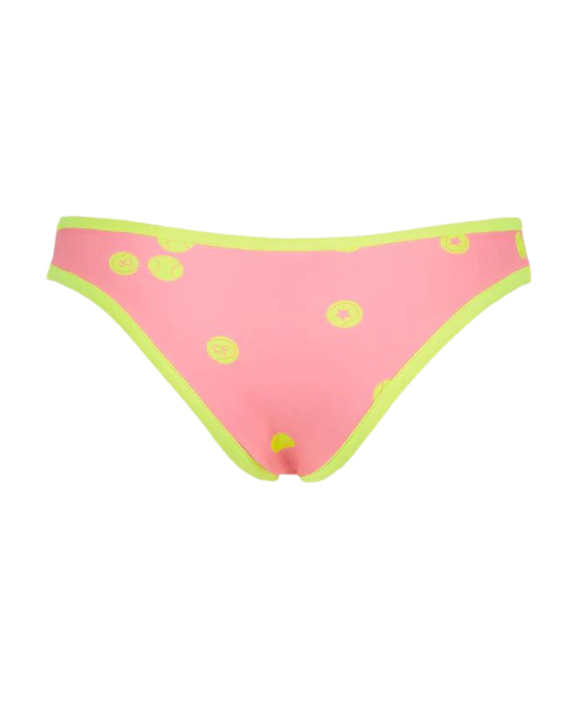 Chiara Ferragni Bikini Bottom Design "tennis" Pink Women