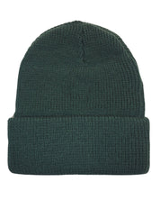 Goorin Bros. Beanie Hat Cap With Front Patch And Side Logo Green Unisex