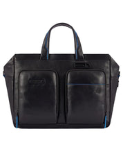 Piquadro Slim Two Handle Document Holder Black Unisex