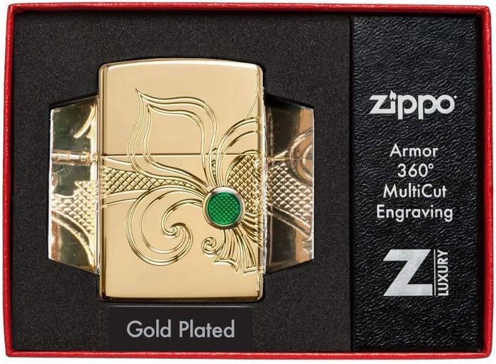 Zippo Antivento Ricaricabile Made In Usa Oro Unisex 4
