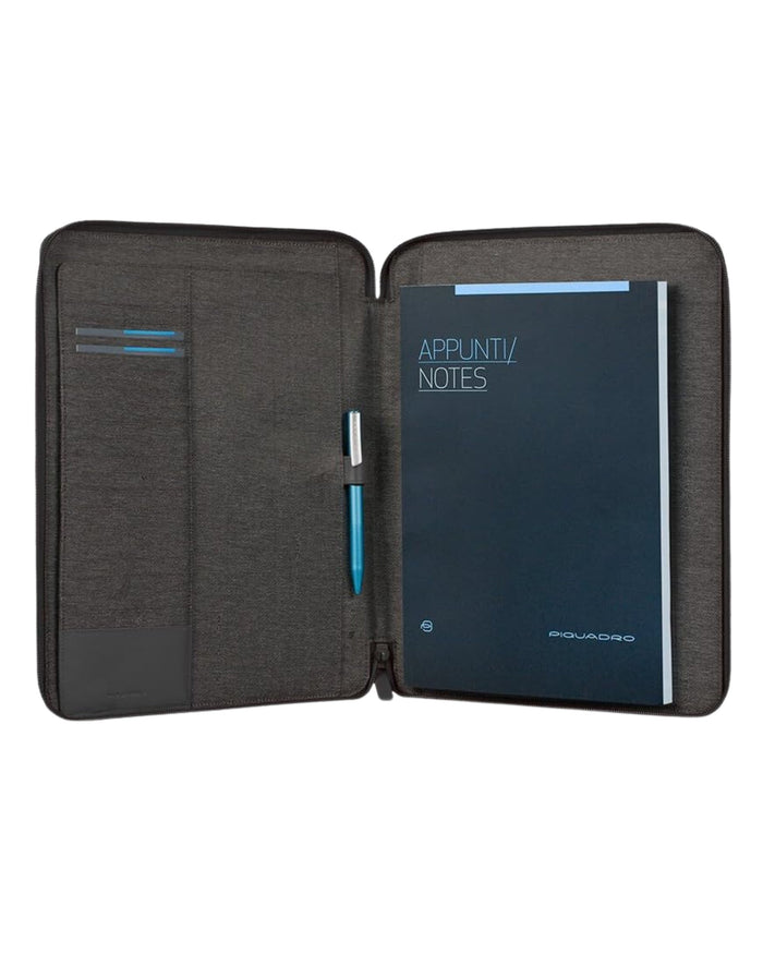 Piquadro Slim A4 Format With Zip Closure 2