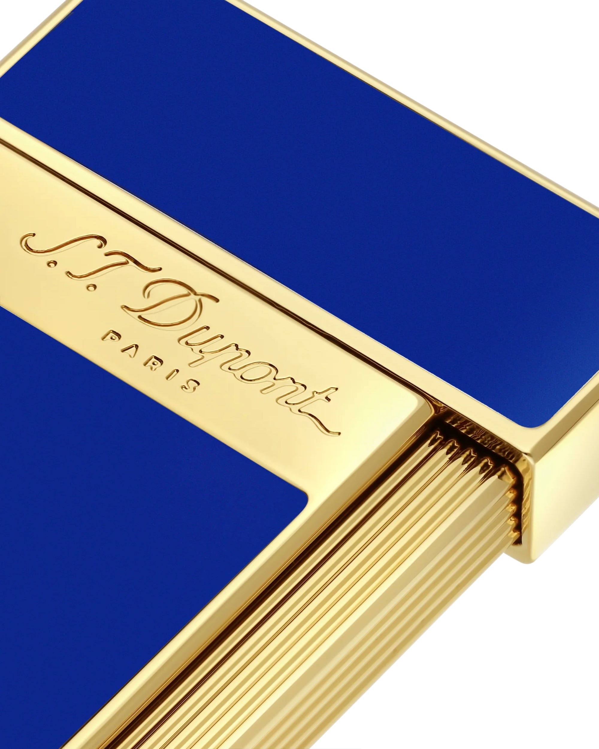 Stdupont Powerful Flame Torch Lacquered Blue Unisex