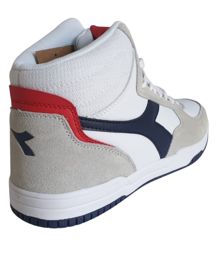 Diadora Sneakers Raptor High Pelle/Canvas Grigio 3