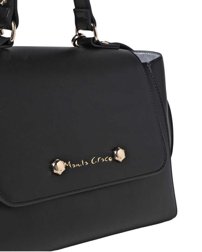 Manila Grace Handbag Poliestere/Cotone Nero 3