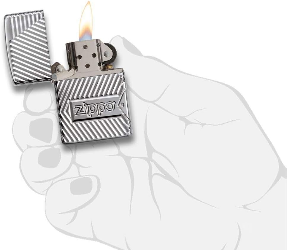 Zippo Armor Flame Silver Unisex