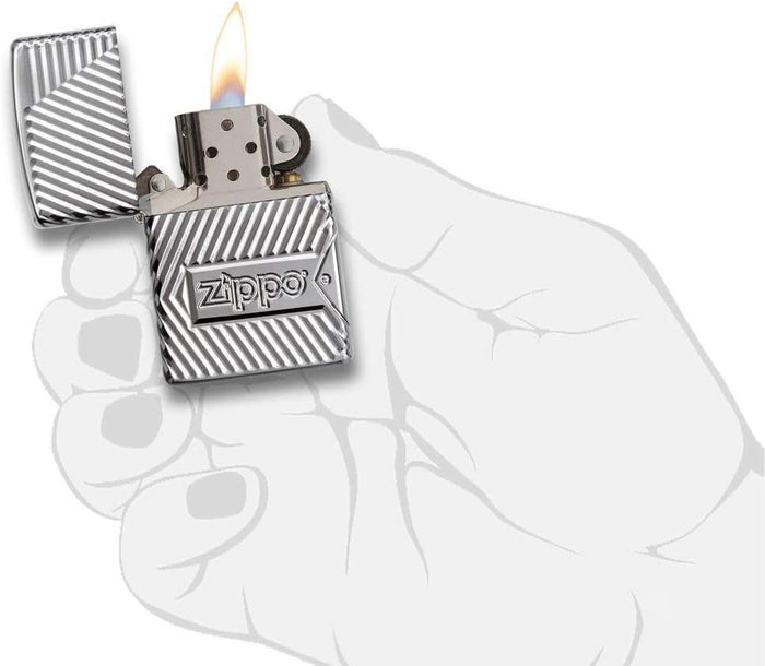 Zippo Armor Flame Silver Unisex 5