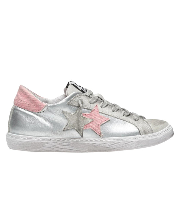 2star Sneaker Low Argento Donna