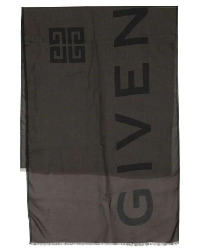 Givenchy Foulard Big Logo Modal/Cashmere Marrone 6
