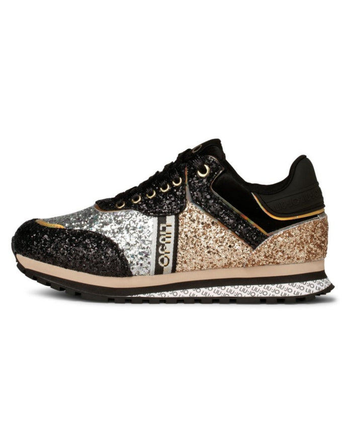 Liu Jo Sneakers Wonder 250 Glitter Nero 4