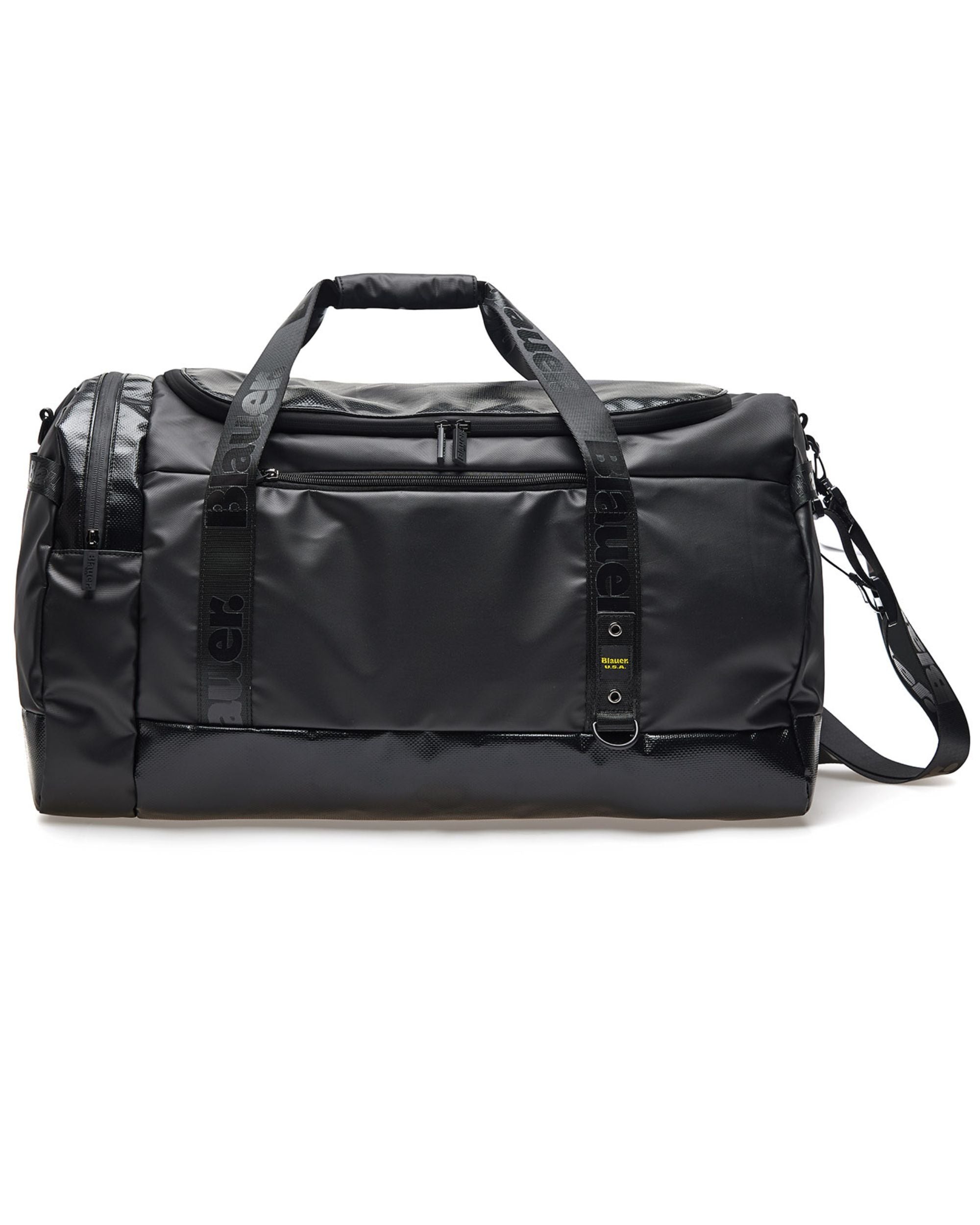 Blauer Borsone Sportivo Bern Fabric Duffle BagSplash Nero Uomo