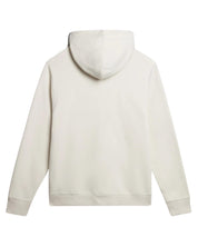 Napapijri Felpa Burgee con Cappuccio e Logo Bandiera Bianco