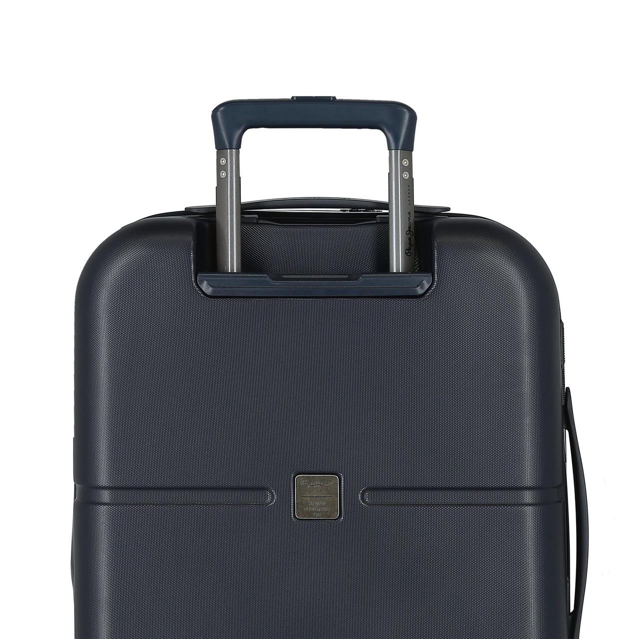 Pepe Jeans Cabin Suitcase 4 Wheels In Abs Blue Unisex
