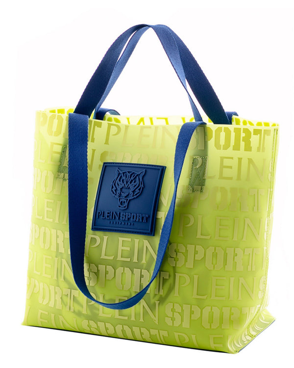 Plein Sport Large Tote Coral Yellow Women