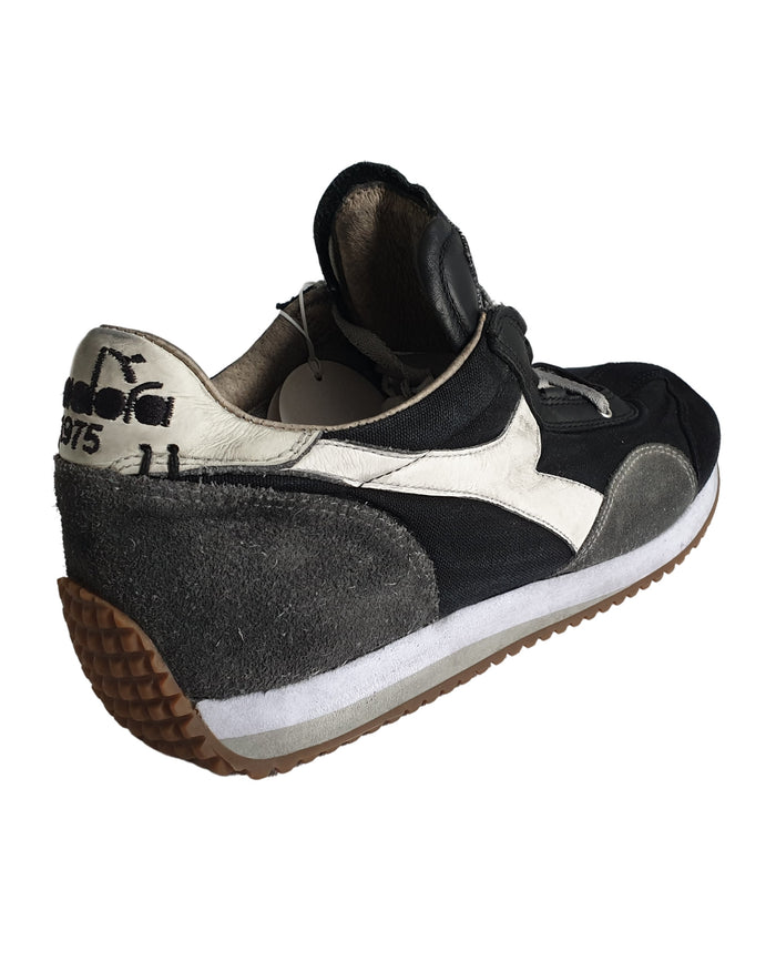 Diadora Heritage Sneakers Equipe H Dirty Stone Wash Evo Pelle/Tela Nero 3