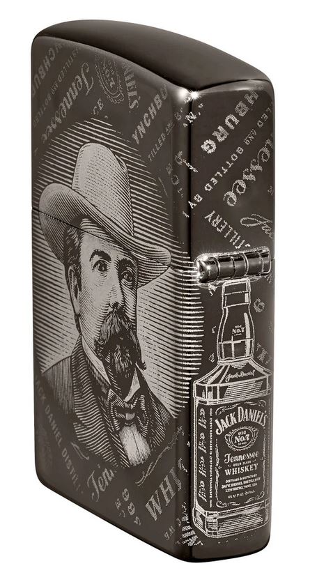 Zippo 360 Gradi Print Jack Daniel's Argento Unisex 7