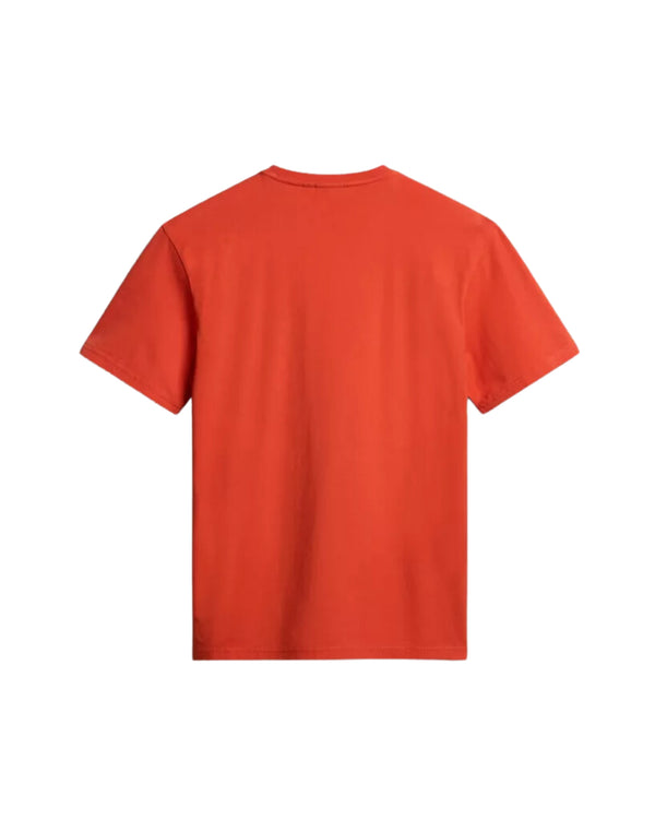 Napapijri T-shirt Salis Manica Corta Cotone Rosso-2