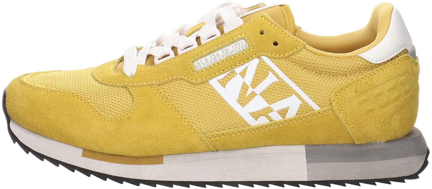 Napapijri Virtus Sneakers Pelle City Tracking Giallo Uomo