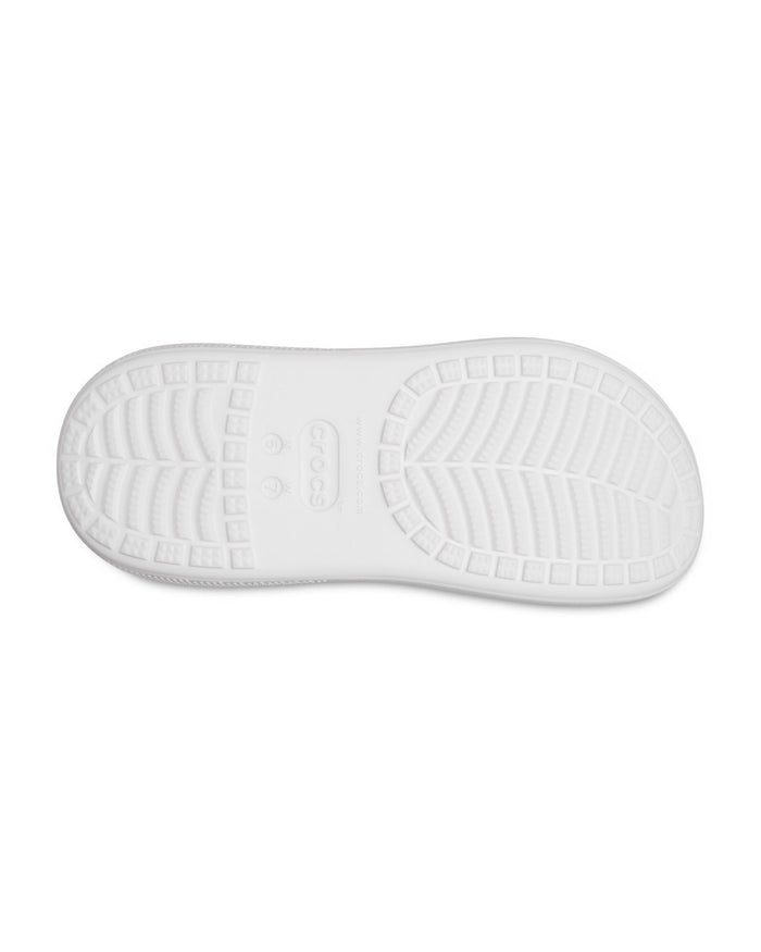 Crocs Sabot Classic Crush Clog Poliammide Bianco 6