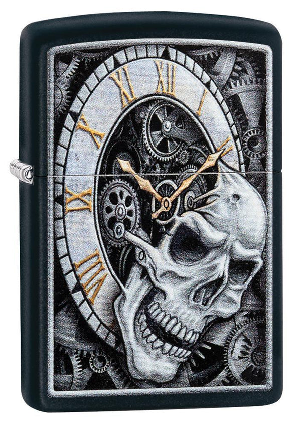 Zippo Skull Watch Black Unisex