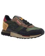 Napapijri Low Sneakers Leather/Fabric Green