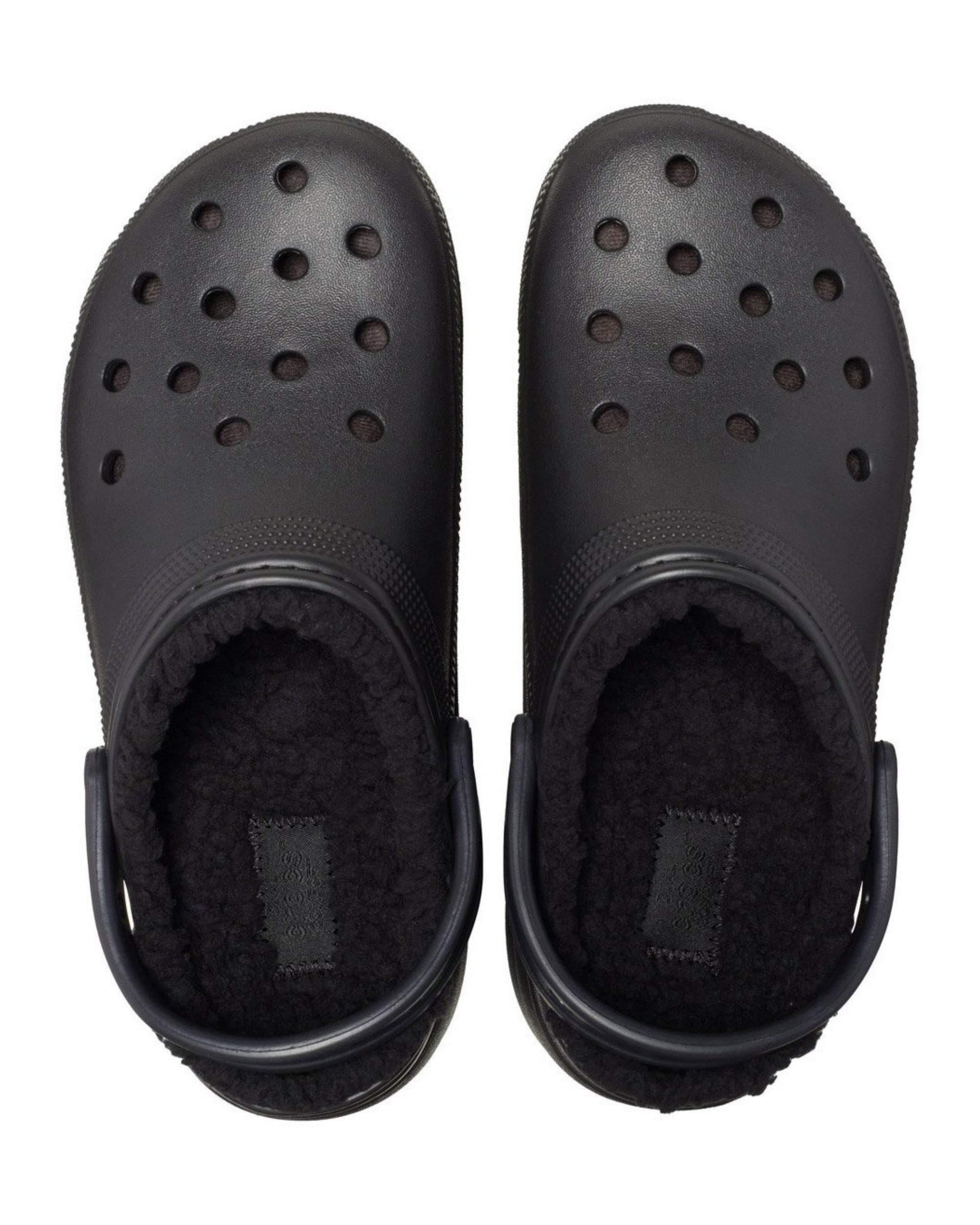 Crocs Classic Platform Lined Clog Nero TPE