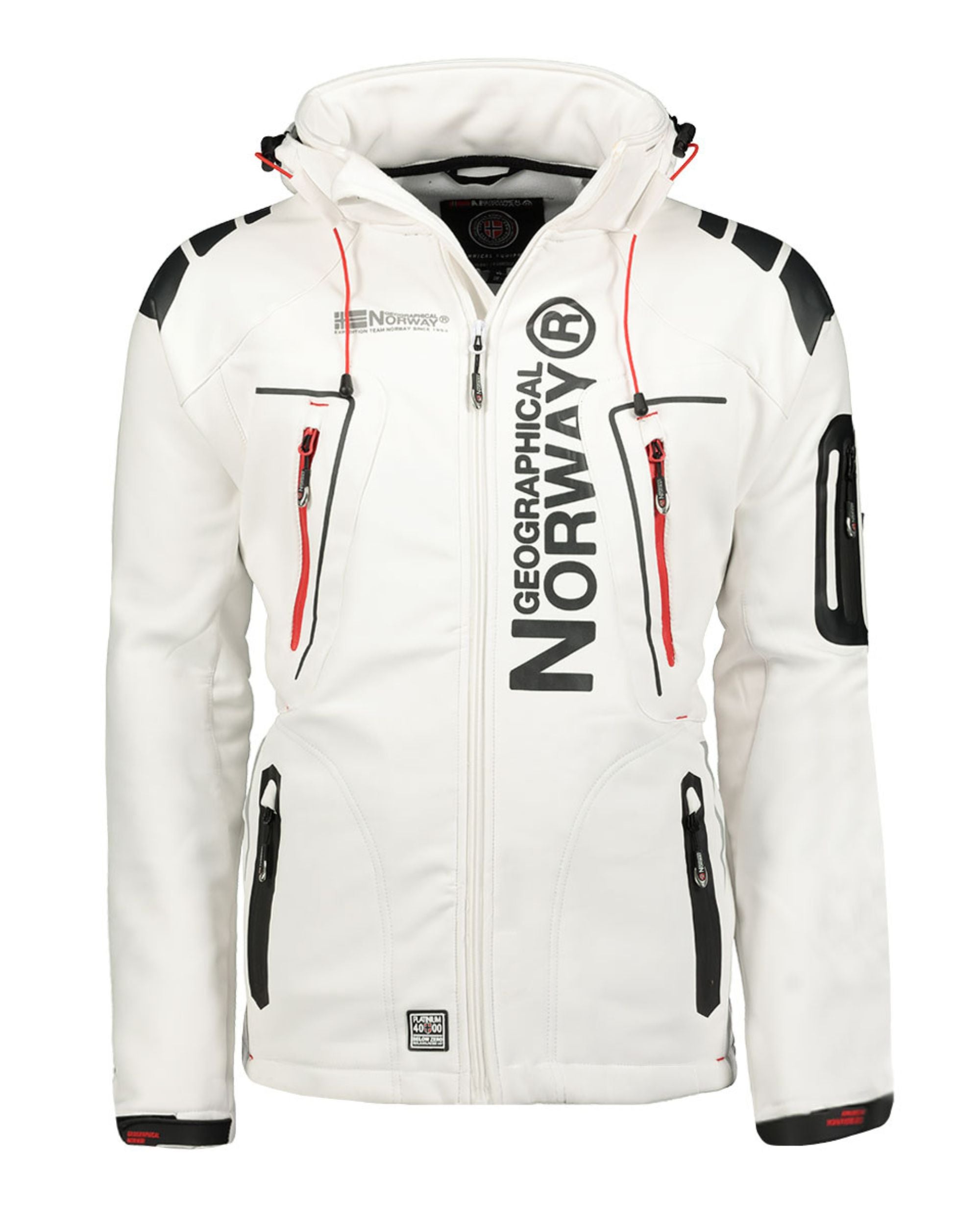 Geographical Norway Multifunctional Jacket With External Pockets White Men