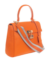 Fracomina Kelly In Eco-leather With Shoulder Strap Orange Women