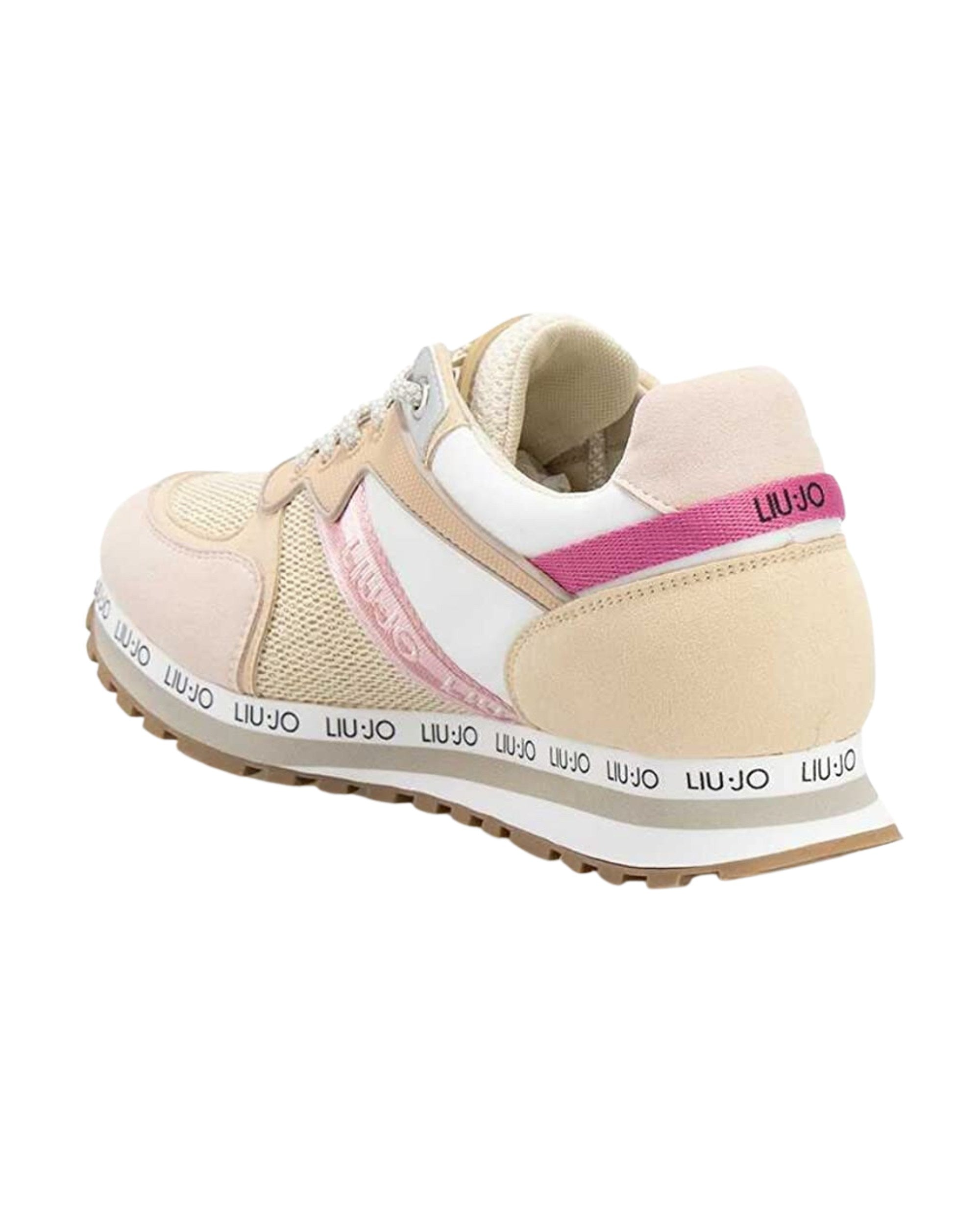 Liu Jo Sneakers Wonder 7 Similpelle Rosa/Multicolore