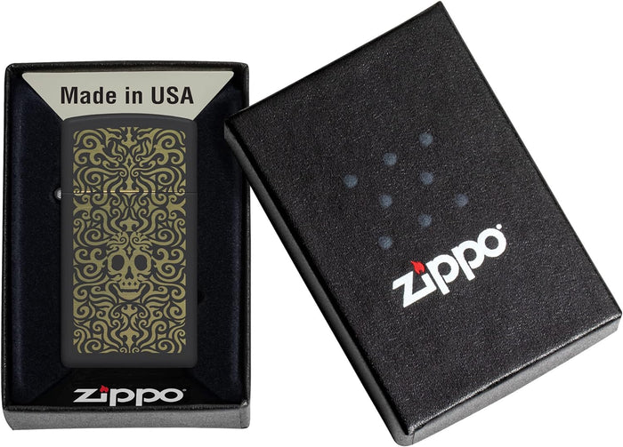 Zippo Windproof Refillable Made In Usa Black Unisex 2