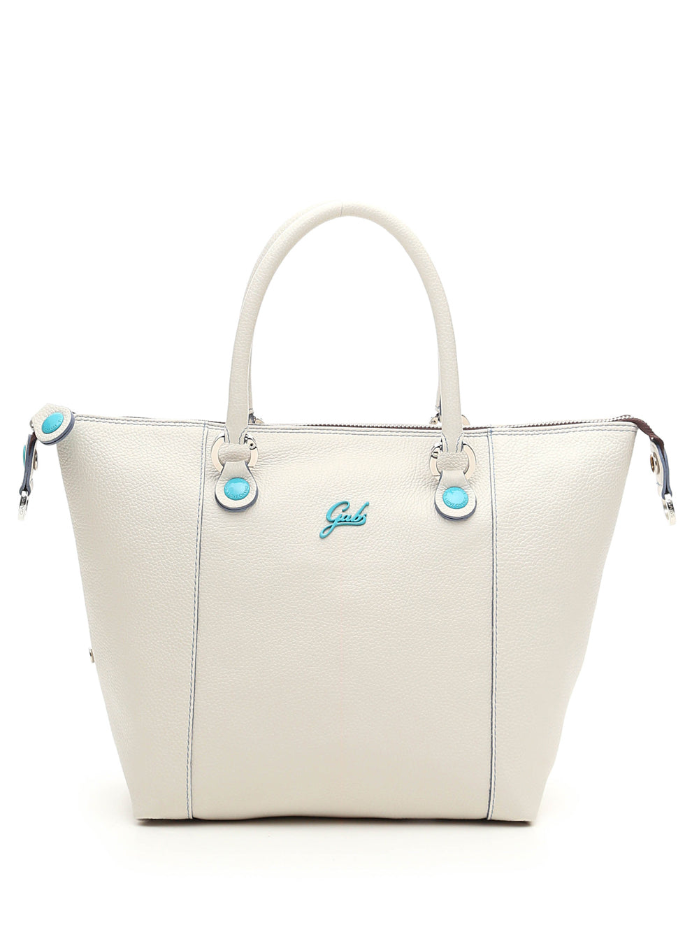 Gabs G3 Plus M Basic Borsa Zaino Trasformabile Hobo Shopper Tote Bauletto in Pelle Panna