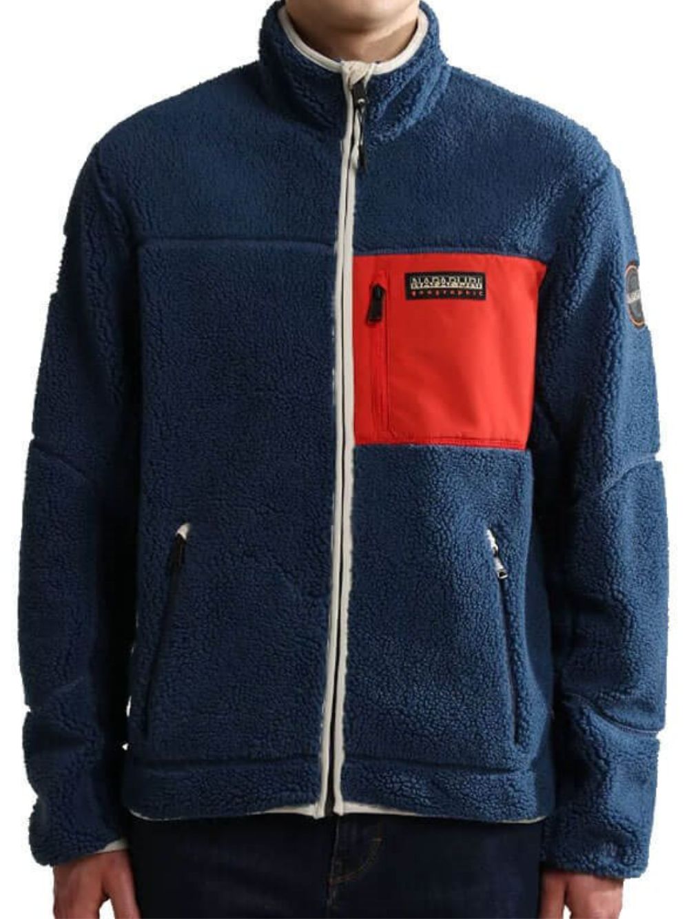 Napapijri Yupik Zip Up Hoodie Blue