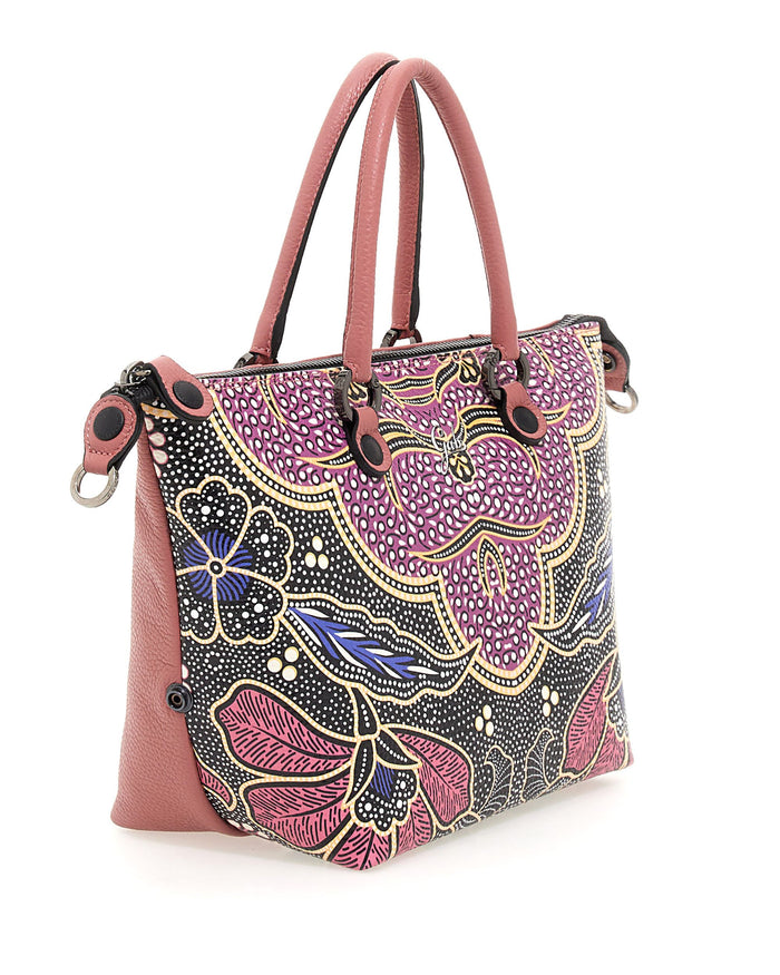 Gabs Zaino Trasformabile Hobo Shopper Tote Bauletto Stampe Arte Multicolori in Pelle 3