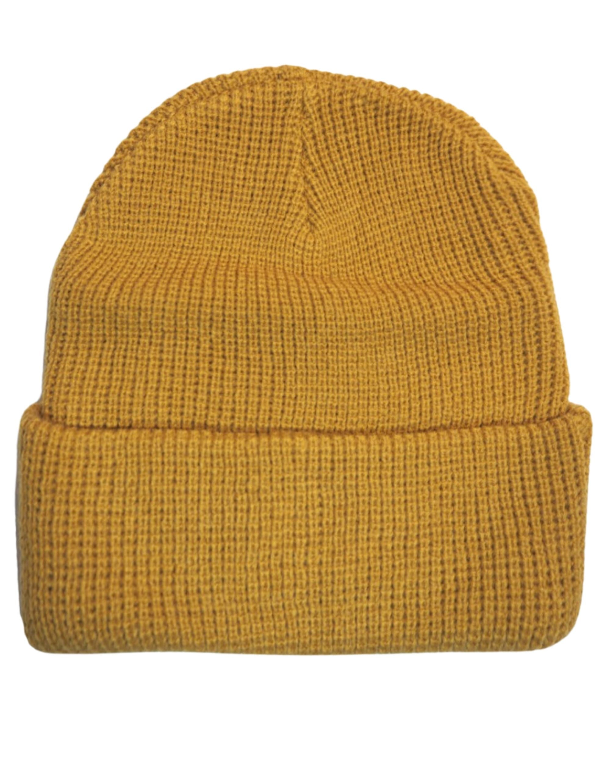 Goorin Bros. Beanie Hat Cap With Front Patch And Logo On Side Beige Unisex