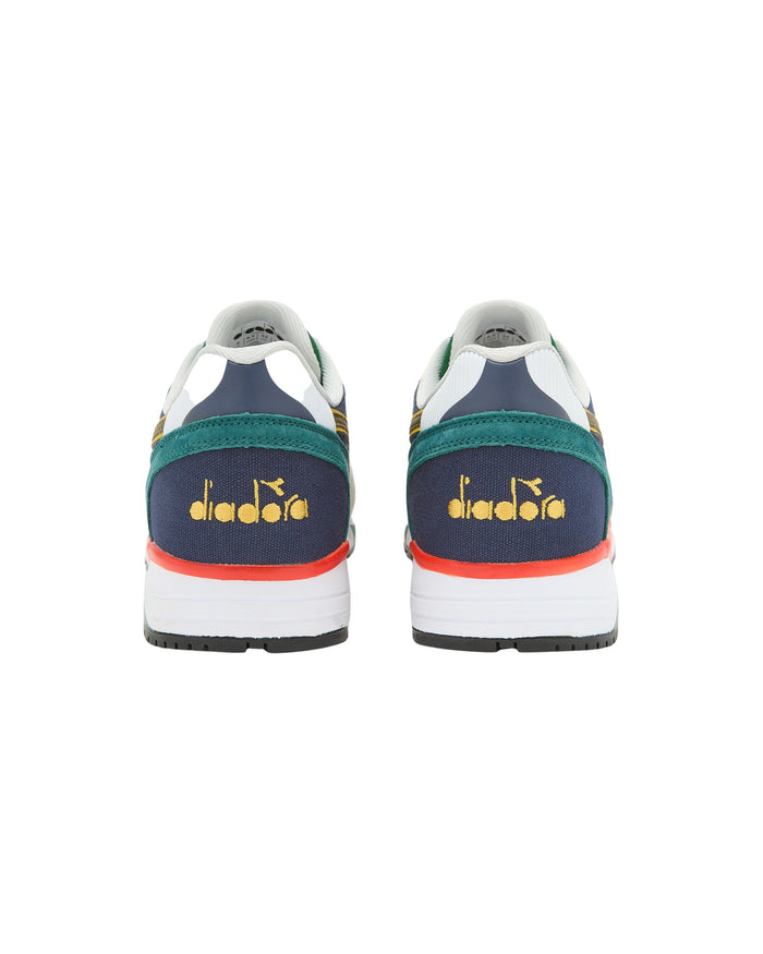 Diadora Sneaker N9002 in Pelle Scamosciata Navy Multicolore 4