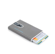 Piquadro On Sliding System Blue Square Gray Unisex