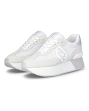 Liu Jo Sneakers Pelle/Suede/Mesh Bianco Dreamy 02