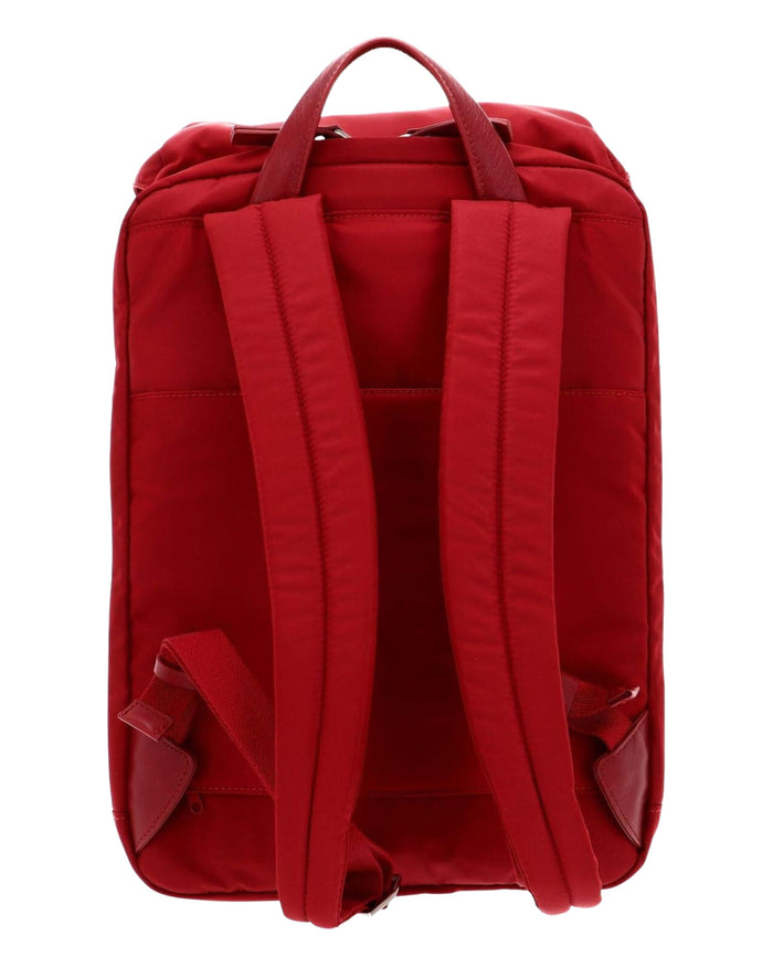 Piquadro In Nylon Rigenerato Con Tasca Porta Computer Rosso Unisex 3