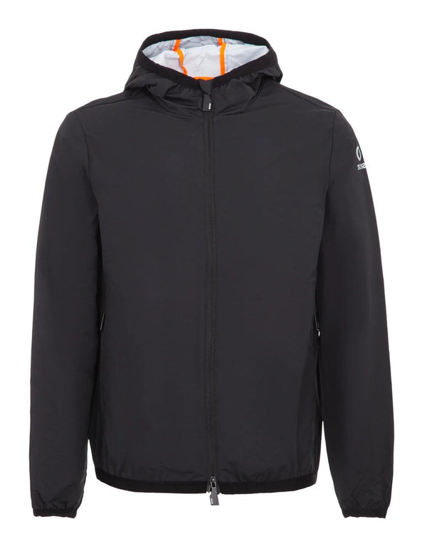 Suns Men's Black Hooded Sports Jacket-2